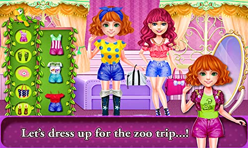 Viaje a el Zoo & Animales salvajes - ¡Un día divertido explorando la vida de los animales, juega y disfruta con los amigos de la escuela!