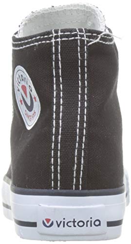 victoria Plano VICTORIA Tribu Botin Lona 106500-WOMEN para Mujer Negro 39