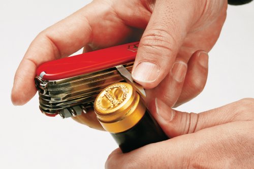 Victorinox Navaja de Oficial Climber, color Azul Transparente