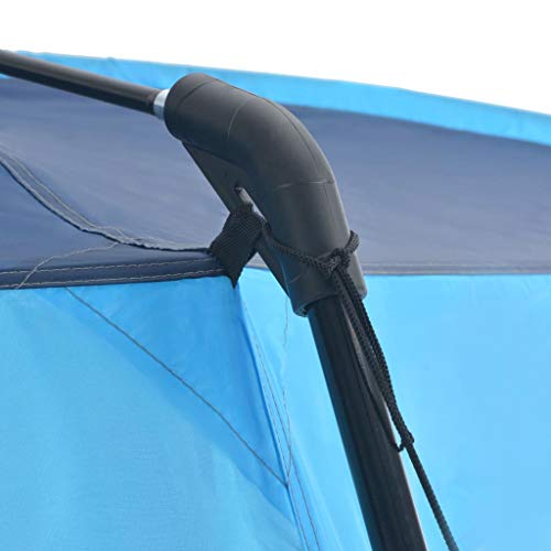 vidaXL Carpa para Piscinas Accesorios para Jardín Terraza Patio Exterior Aire Libre Piscina SPA Jacuzzi Protección Refugio Sombra 660x580x250cm Azul