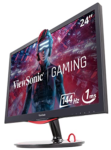 Viewsonic VX Series VX2458-mhd Pantalla para PC 59,9 cm (23.6") Full HD LED Plana Mate Negro, Rojo - Monitor (59,9 cm (23.6"), 1920 x 1080 Pixeles, Full HD, LED, 5 ms, Negro, Rojo)
