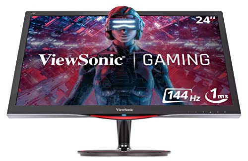 Viewsonic VX Series VX2458-mhd Pantalla para PC 59,9 cm (23.6") Full HD LED Plana Mate Negro, Rojo - Monitor (59,9 cm (23.6"), 1920 x 1080 Pixeles, Full HD, LED, 5 ms, Negro, Rojo)