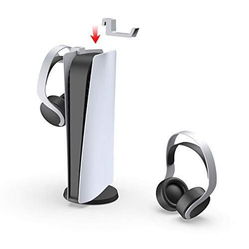 Vigcebit Soporte para auriculares de juego para PS5 y auriculares Pulse 3D, soporte para auriculares PS5, antideslizante, accesorio para auriculares PS5