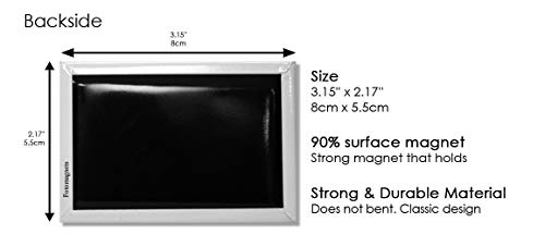 Vilnius Travel Art Map Classic imán para nevera