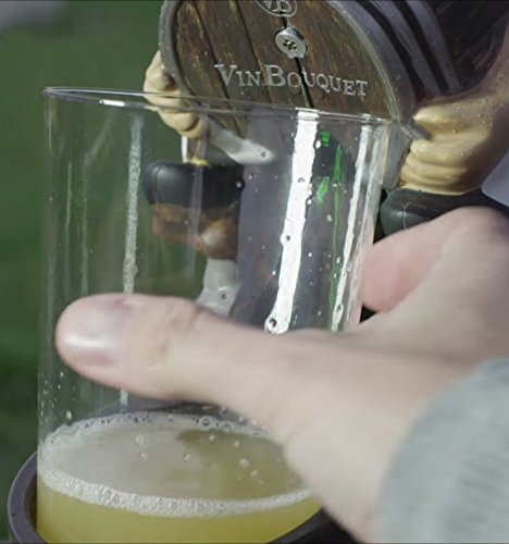 Vin Bouquet FIA 035 - Escanciador de Sidra El Paisano, Acero Inoxidable, Verde, 26.8 x 25.5 x 14 cm