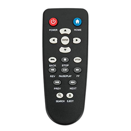 VINABTY Reemplazo del Control Remoto para Western Digital WD TV Live Plus Media HD Player