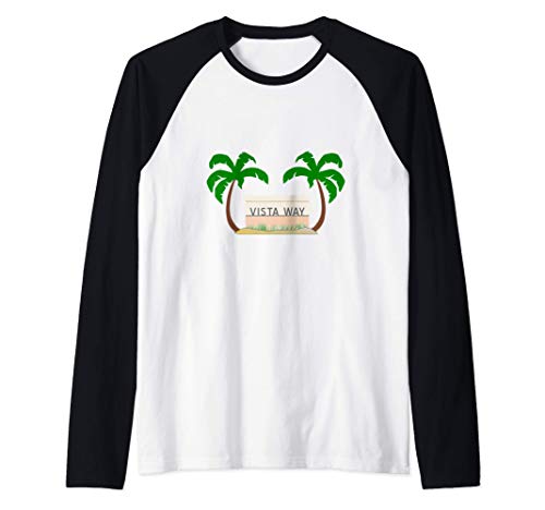 Vista Way Sign College Program Internship Orlando CP Park Camiseta Manga Raglan