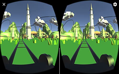 VR Dreamy Low Poly Train Ride