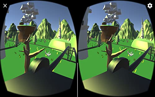 VR Dreamy Low Poly Train Ride