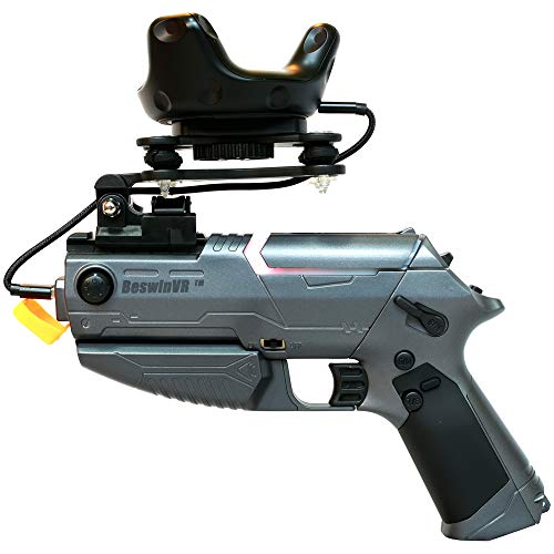 VR Gun Mini con retroalimentación forzada BeswinVR- Compatible con HTC Vive | Índice de válvulas | Realidad virtual de los auriculares Pimax: para Game Pistol Whip, Superhot VR, SteamVR Game