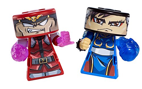 VS Rip-Spin Warriors Street Fighter M. Bison and Chun Li Figure 2-pack