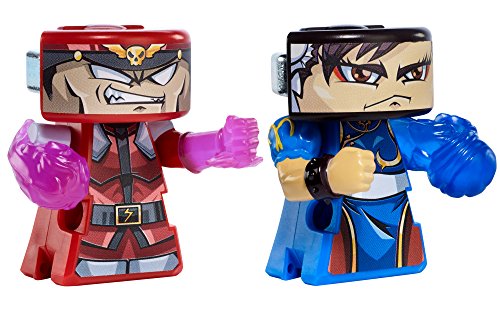 VS Rip-Spin Warriors Street Fighter M. Bison and Chun Li Figure 2-pack
