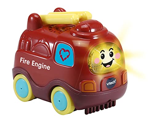 VTech Toot Drivers Edición Especial Camión de Bomberos, Color Rosso, 5.8 x 8.75 x 7.3 cm (543103)