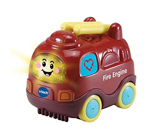 VTech Toot Drivers Edición Especial Camión de Bomberos, Color Rosso, 5.8 x 8.75 x 7.3 cm (543103)