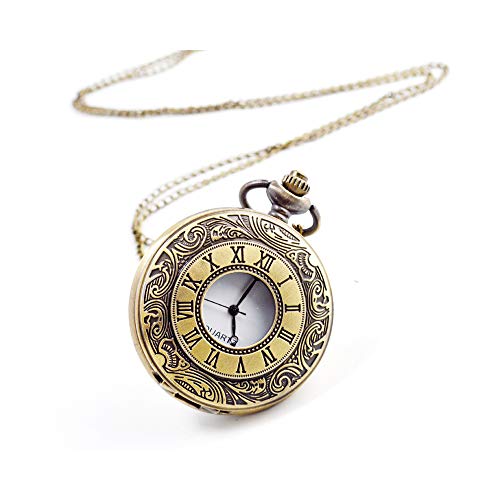 Wagoog Accesorios para Hombre de la década de 1920, Conjunto de Traje mafioso Gatsby Que Incluye Gorro de Panamá, Correas elásticas Ajustables, Corbata de Nudo para Hombre y Reloj de Bolsillo Vintage