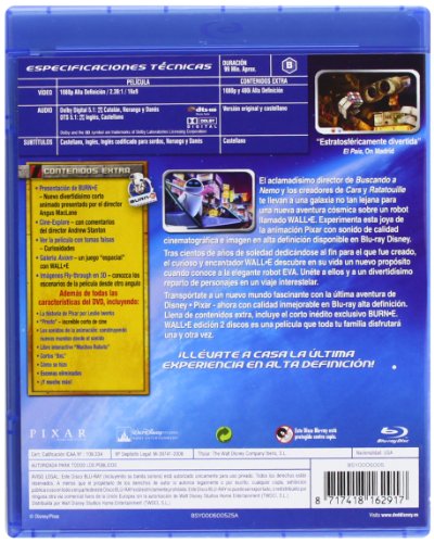 Wall-E: Batallón de limpieza (Edición especial) [Blu-ray]