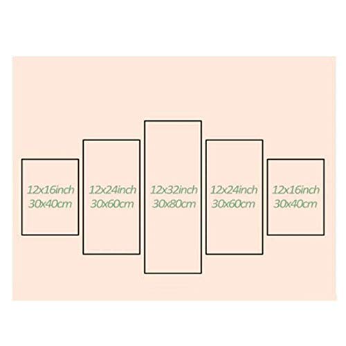 Wallpaper M Impresiones de la Lona Decoración del hogar 5 Piezas Watch Dogs 2 Young Key Posters Sala de Estar Moderna Pintura Tamaño B- (Sin Marco) Tamaño B