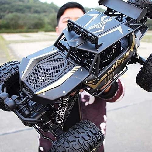 WANIYA1 4wd Fuera del camino Rc Coches Gran Aleación Control remoto Coche Rac Rock Rock Crawler Monster Truck 1:10 2.4 GHz Radio alta velocidad Rc Coche todos los terrenos de la carretera escalando ju