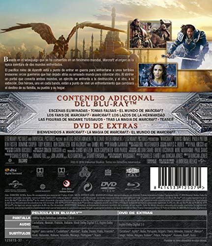 Warcraft (BD + DVD Extras) [Blu-ray]