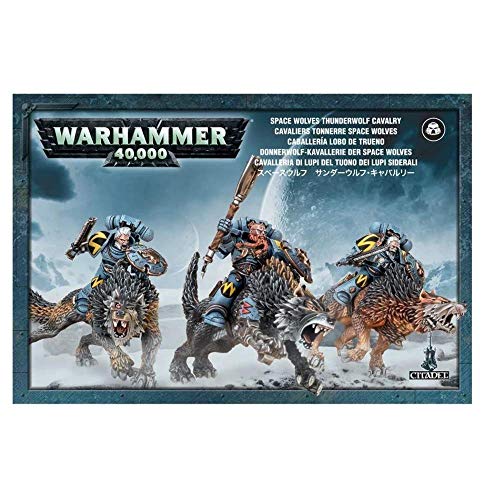 WARHAMMER 40K Space Wolves Thunderwolf Cavalry