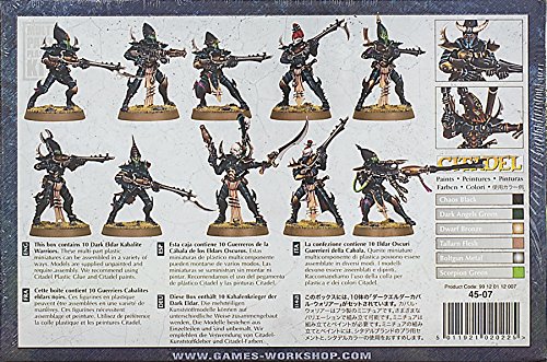 Warhammer 45-07. Guerreros de la Cabala Eldars Oscuros