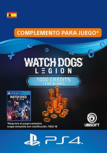 Watch Dogs : Legion 1100 Créditos | Código de descarga PS4 - Cuenta española