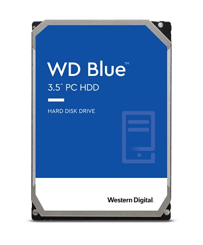 WD Blue - Disco duro para ordenadores de sobremesa de 4 TB (5400 rpm, SATA a 6 Gb/s, 64 MB de caché, 3,5") azul