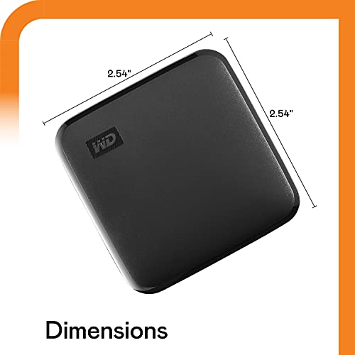 WD Elements SE 1 TB Portátil SSD, velocidades de lectura de hasta 400 MB/s