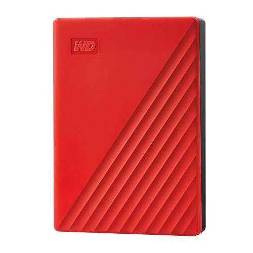 WD My Passport WDBYVG0020BRD-WESN - Disco Duro Portátil, Rojo (Red), 2TB