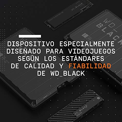 WD_BLACK P10 Game Drive para Xbox de 1 TB para llevar tu colección de juegos Xbox allí donde vayas