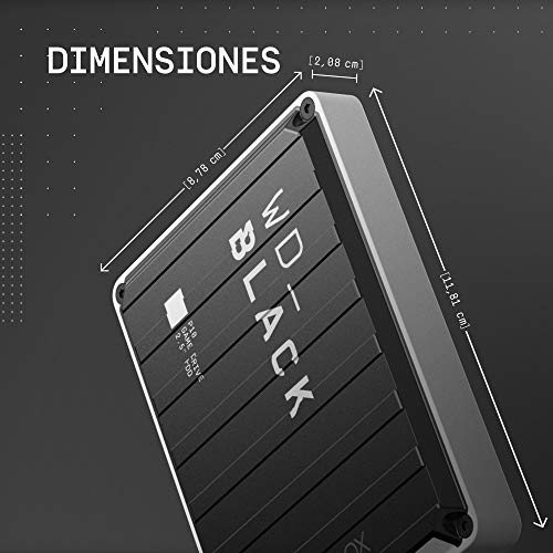 WD_BLACK P10 Game Drive para Xbox de 1 TB para llevar tu colección de juegos Xbox allí donde vayas