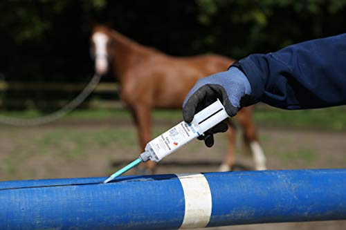 WEICON Pegamento epoxi en minutos con boquilla mezcladora de 24 ml, doble jeringa de 2 componentes, pegamento de resina epoxi