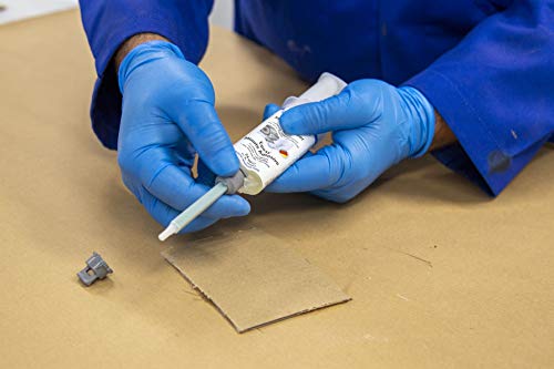 WEICON Pegamento epoxi en minutos con boquilla mezcladora de 24 ml, doble jeringa de 2 componentes, pegamento de resina epoxi