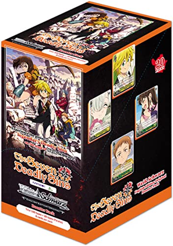 Weiss Schwarz The Seven Deadly Sins Booster Box - 20 paquetes