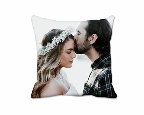 weiyou Almohada Personalizada con Foto,Cojín Personalizado con Foto A Partir De Un Diseño Impresión Completa con Imagen O Foto Personalizada, Funda De Cojín con Cremallera (Single Side,45x45cm)