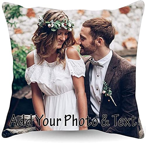 weiyou Almohada Personalizada con Foto,Cojín Personalizado con Foto A Partir De Un Diseño Impresión Completa con Imagen O Foto Personalizada, Funda De Cojín con Cremallera (Single Side,45x45cm)
