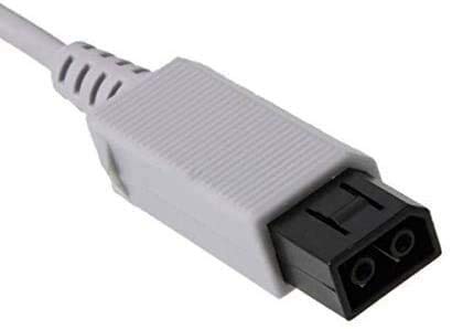 WICAREYO Cargador de Fuente de Alimentación para Wii, Adaptador de Fuente de Alimentación con Enrollador de Cable Cable de Alimentación de CA de la UE para Wii