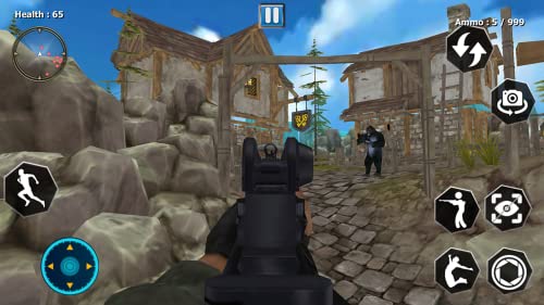 Wild Apes Rampage- Ancient Dead Town Apes Shooting Games