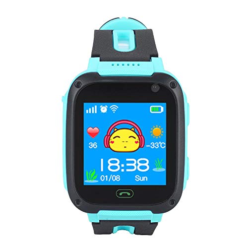Wincal Kid Smart Watch-Smart Kid Watch Anti-Lost GPS Tracker Pantalla táctil Segura Kid Niños Reloj(Verde)