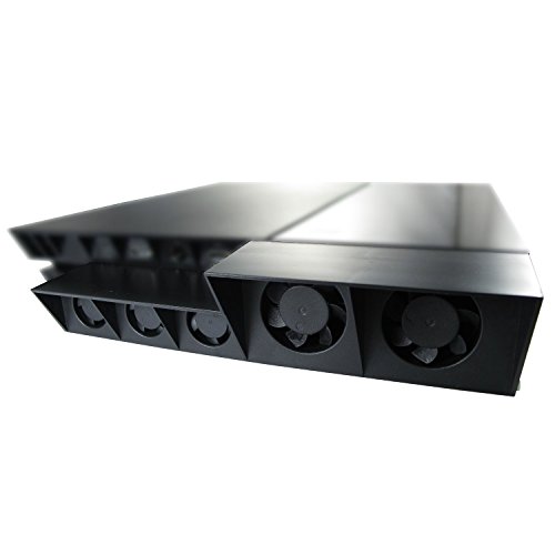 WINGONEER® Súper refrigerador ventilador de refrigeración para PS4 [Playstation 4] - Negro