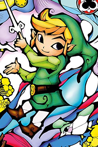 Winning Moves- Number 1 Puzzle-Zelda Link-Wind Waker (360 Teile) Legend of Accesorios, Color carbón (11361)