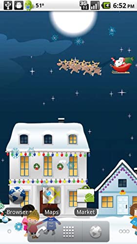 Winter Village Live Wallpaper