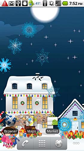 Winter Village Live Wallpaper