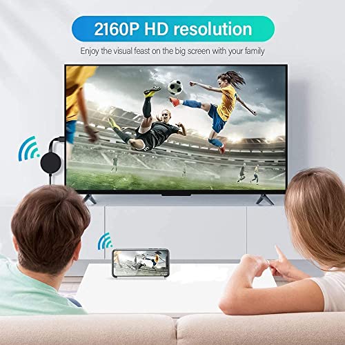 Wireless WiFi Display Dongle, HDMI 1080P WiFi Receptor de Pantalla inalámbrico, Compatible Android / Chromecast / teléfono móvil / PC / TV / Monitor / Proyector, Soporte Miracast Airplay DLNA