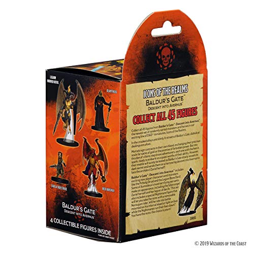 WizKids Dungeons & Dragons: Icons of The Realms: Baldur's Gate - Descent into Avernus Booster Pack (1 Box)