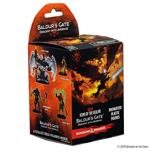 WizKids Dungeons & Dragons: Icons of The Realms: Baldur's Gate - Descent into Avernus Booster Pack (1 Box)