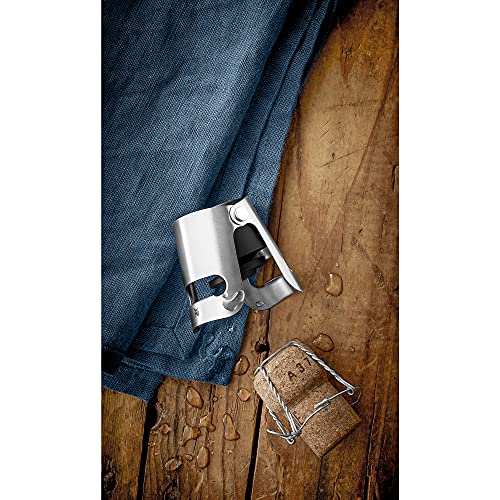 WMF Clever & More Tapón para Botella Champagne, Acero Inoxidable Pulido