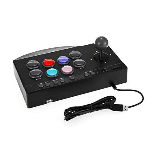 WMUIN Juego Arcade Nuevo Controlador de Juegos con Cable USB // Un/PC Fit para Arcade Fighting Joystick Stick Joystick Gaming Controller Joystick (Color : Style 1)