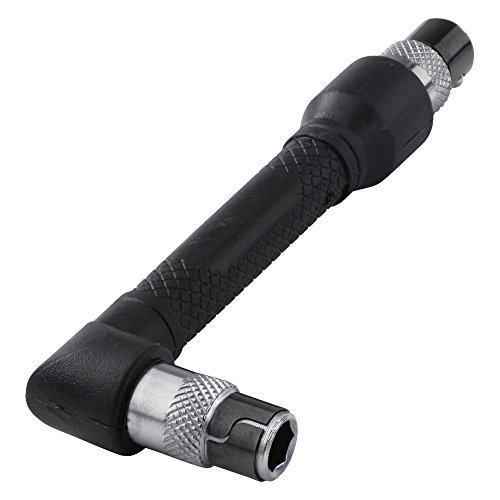 wolfcraft Atornillador manual con diseño angular con 2 portapuntas I 1573000