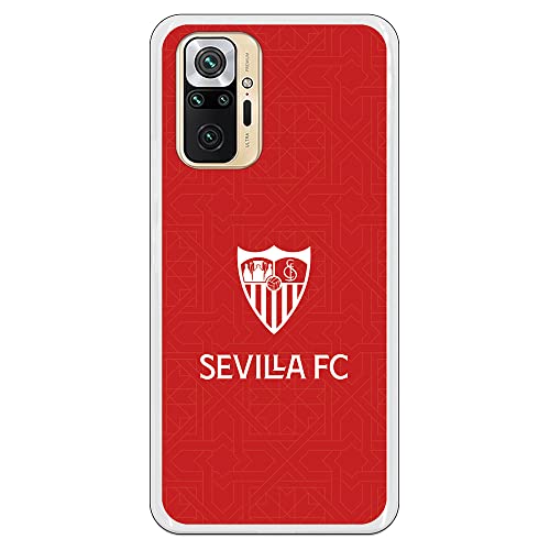 Wondee Funda TPU Compatible con XIAOMI NOTE10PRO, Carcasa Sevilla FC Anti-Choques y Anti-Arañazos, Funda Silicona Compatible con Carga Inalambrica, Transparente